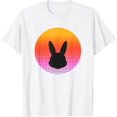 thumbnail image 1 of Cute Bunny Rabbit Animal Silhouette at Sunset for Men Women T-Shirt, 1 of 1