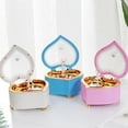 thumbnail image 2 of Guardoinrt Rotating Ballerina Musical Box Unique Home Accent Piece Heart Shaped Musical Box Musical Boxes Pink, 2 of 6