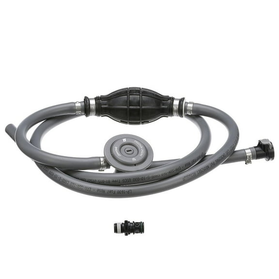 Attwood Universal Fuel Line Hose Kit with Fuel Demand Valve and Sprayless Connector, 3/8" X 6', EPA Compliant