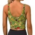 thumbnail image 2 of Yiaed Squirrel And Fox In The Forest Print Ladies Waistcoat Women Sports Vest Vest Sports Women Sports Top Yoga Vest for women-Large, 2 of 8