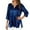 Blue, variant on HXWCHs Shimmering Casual Long Sleeve top for Plus Size Elegant Knit top with Subtle Shine and Comfort Fit - Everyday for Spring and Autumn M Green