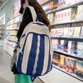 thumbnail image 4 of Durable Nylon Travel Backpack - Expandable Carry-On Bag with Multiple Compartments & Padded Laptop Sleeve, 4 of 7
