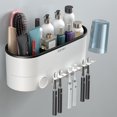 thumbnail image 3 of Soporte para 3 Tazas Perfecl, Estante de almacenamiento, dispensador automático, negro, Material plástico ABS, 3 of 8