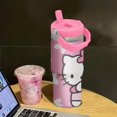 thumbnail image 6 of 30oz Cute Hello Cat Tumbler with Leak Proof Lid and Straws, Kawaii Stainless Steel Insulated Cup, Travel Coffee Mug Water Bottle, Cute Kity Gifts for Fans, 6 of 6