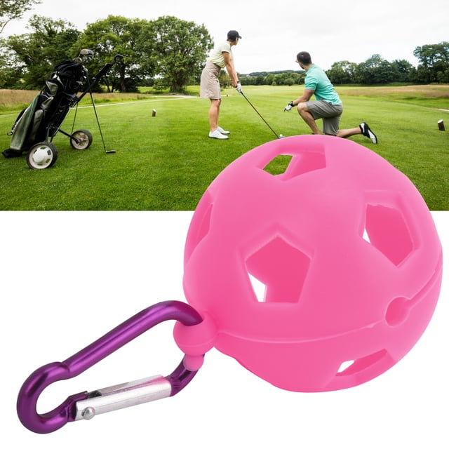 Cover with Keyring, Food-grade Silicone Soft Texture Training Accessory Fall Portable Ball Sleeve for Ball Yellow,Green,,Rose Red