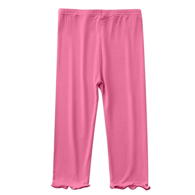 QIPOPIQ Pantalon Droit en Sergé Extensible à Taille Ajustable pour Filles Liquidation