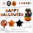 thumbnail image 3 of New Halloween Aluminum Balloon Combination Theme Party Decoration Layout Aluminum Balloon Set B, 3 of 3