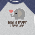 thumbnail image 4 of Inktastic Mimi and Pappy Love Me Elephant Boys or Girls Baby Bodysuit, 4 of 5
