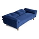 thumbnail image 4 of Sofá Cama de Lino Azul Modelo Mandela Makora, 4 of 8