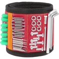 thumbnail image 1 of Pulsera magnética, cinturón de herramientas Allisable con 15 imanes fuertes para sujetar tornillos, color rojo Jormftte WRMH-943-4, 1 of 7