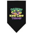 thumbnail image 2 of Mirage Pet 66-445 LGBK King Cake Taster Screen Print Mardi Gras Bandana, Black - Large, 2 of 10