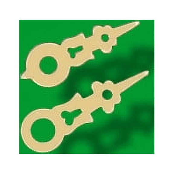 Hands for the cuckoo clock 32mm (1.26inch) and 30mm (1.18inch) ebony plastic 9.0106.02