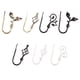 thumbnail image 5 of Matsuzay Barra de cortina de moda de Metal para tratamiento de ventanas elegante, ganchos para cortina, accesorios Tratamientos de ventanas estilo 7, 5 of 6