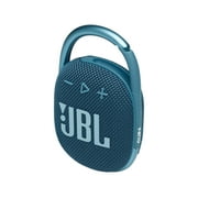 JBL Clip 4 Blue Portable Bluetooth Speaker w/divvi! Case Bundle