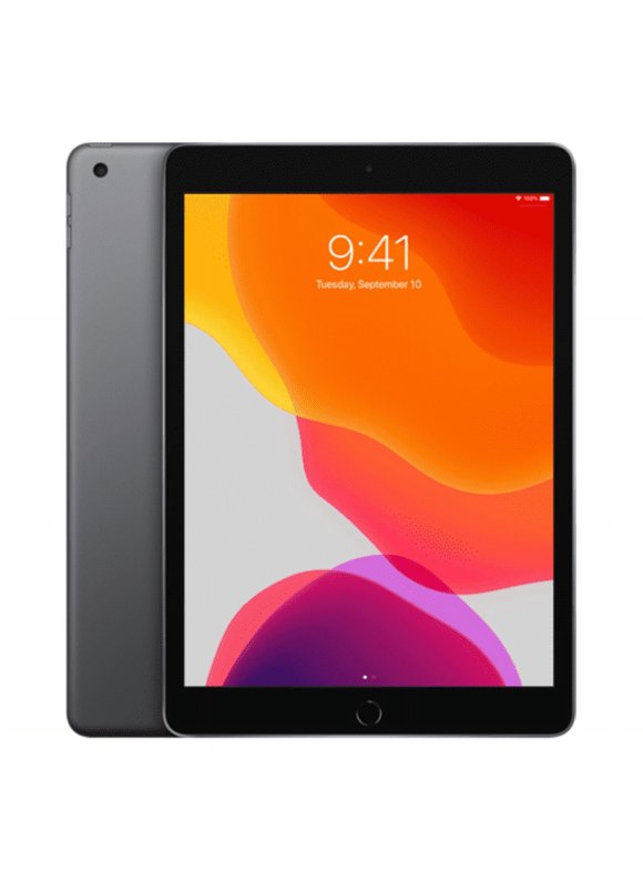Restored Apple iPad 7th Gen 128GB WiFi, 10.2" Space Gray (Refurbished)