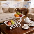 thumbnail image 1 of Vacemry 3Pcs Multi-Tier Dessert Stand, White Plastic Three-Layer Serving Tray for Wedding Party Candy Fruit Snacks Display, Home Living Room Kitchen Table Decor, 1 of 9