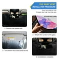 thumbnail image 2 of Gorgeous Butterfly Car Windshield Sun Shade Foldable Car Front Window Visor Heat and UV Protection 53x23.5, 2 of 8