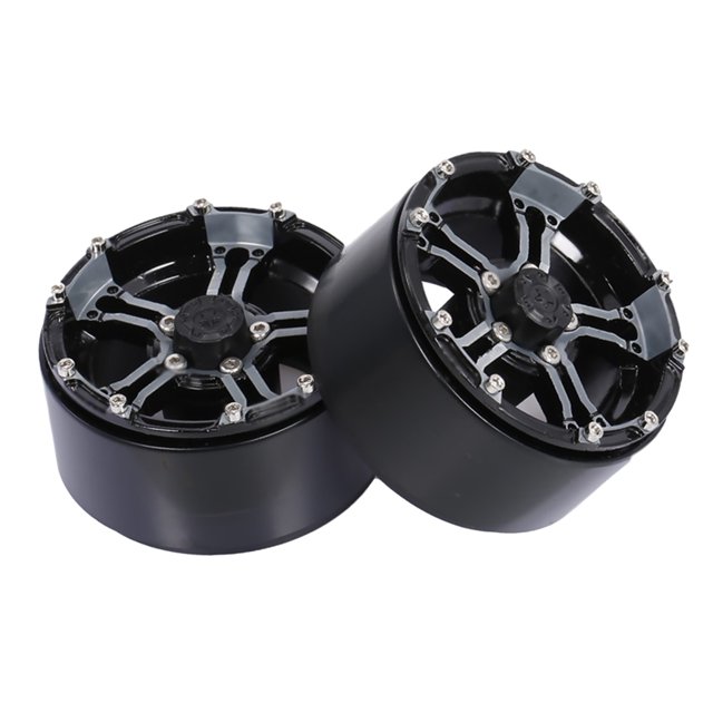 2 Piezas de Bloqueo de de Rueda, de Rueda , Kit de Rueda, para Axial SCX10 D90 1:10, Negro