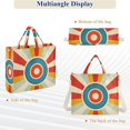 thumbnail image 6 of FORMRS Womens Corduroy Tote Bag Crossbody Shoulder Handbag with Pocket, Colorful Circles, 6 of 7