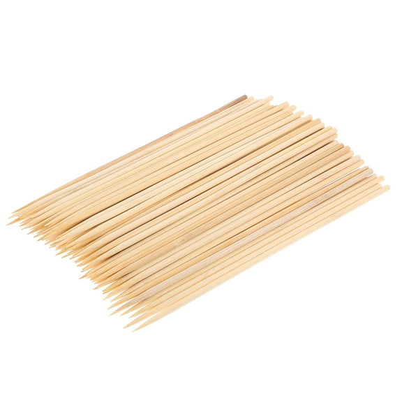 OUNONA 200 Pcs Candied Haws Floral Bamboo Skewers 20X0.4CM