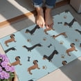 thumbnail image 4 of Dachshund Footprint Bone Door Rugs,Washable Non Slip Door Mats Indoor,Decorative Door Mats,Entry Mat Indoor for Entrance,Bedroom,Kitchen,Bathroom,20"x32", 4 of 6