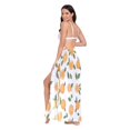 thumbnail image 3 of FORMRS Womens Beach Sarong Semi-Sheer Bikini Wrap Skirt Swimsuit Cover-ups, Orange, 3 of 7
