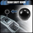 thumbnail image 2 of Unique Bargains 1 Set Gear Shift Knob Automatic Stick Gear Shifter Knob for Car with 2 Adapters M8 M10 Black, 2 of 7