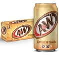 thumbnail image 3 of (2 pack) A&W Cream Soda Pop, 12 fl oz, 12 Pack Cans, 3 of 14