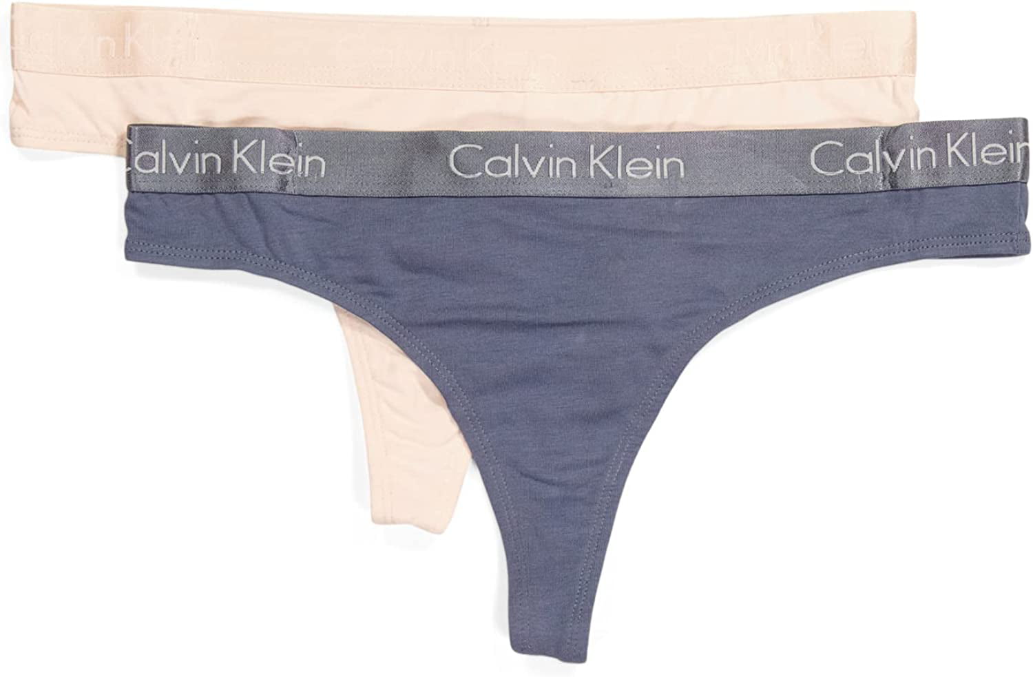 Calvin Klein Women's Motive Cotton Multipack Thong Panty 