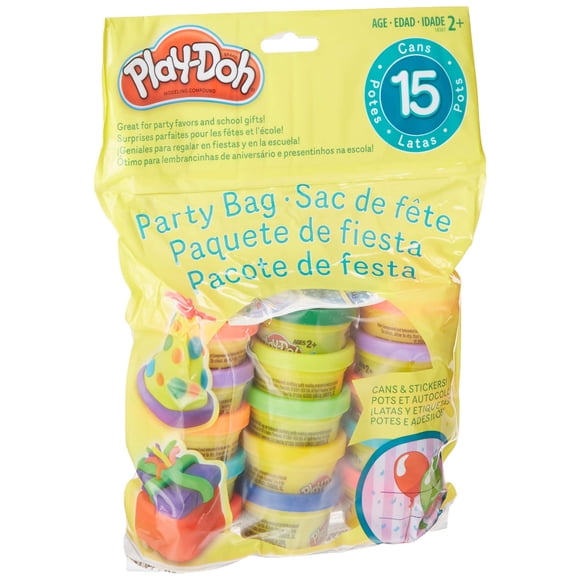 Play-Doh Bolsa de Fiesta Masa 30 Latas Colores Surtidos Paquete de 2