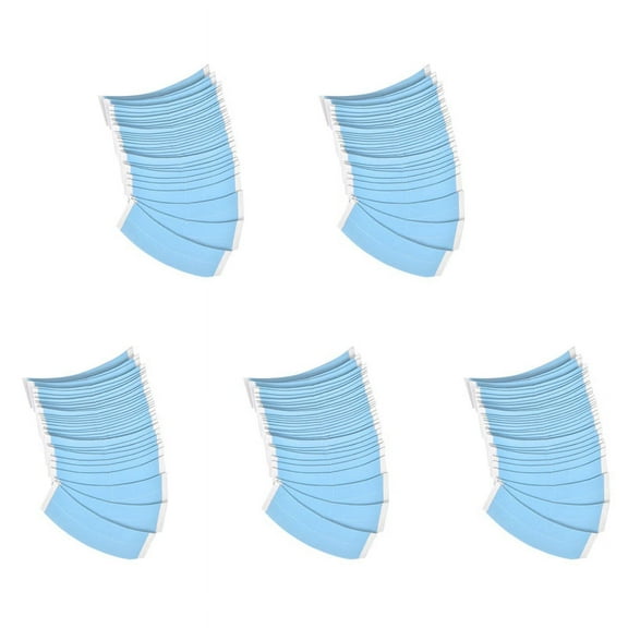 180Pc/Lot Blue Fixed Double Tape Wig Adhesive Extended Hair Tape Waterproof for Toupee Lace Wig Film with Slitting Line