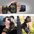 thumbnail image 6 of Professional Camera Grip Hand Strap with Camouflage Woods Neoprene Design and Metal Plate by USA Gear, 6 of 9