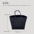 thumbnail image 4 of Bolso de mano informal de gran capacidad para mujer, bolso de mano de diseñador de lujo, bolso de mano, novedad 2023, en ante sintético, estilo vintage, con bolsillo interior para el hombro, 4 of 5