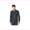 Men's Slim Fit Dot Print Long Sleeves Shirt-DM-X-Large