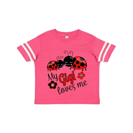 

Inktastic My Gigi Loves Me with Cute Ladybugs Gift Toddler Boy or Toddler Girl T-Shirt
