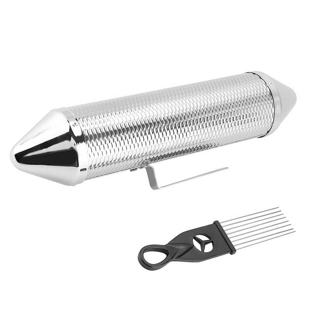 Guiro Instrument Durable Stainless Steel Metal Guiro Musical Percussion Instrument with Scraper