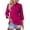 56## Hot Pink, variant on Polo Shirts for Women 3/4 Length Sleeve Golf Shirts 3-Button Quick Dry Workout Tops Collared for Work Running Tennis,Light Purple XXL