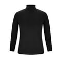 thumbnail image 4 of ZCFZJW Men's Turtleneck Slim Fit Lightweight Pullover Tops Casual Long Sleeve Solid Color Knitted Sweaters M, 4 of 7
