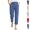 Blue, variant on Pants for Women Straight Leg Cropped Pants Ankle Length Tapered Rolled Cuff High Waisted Trousers Slacks