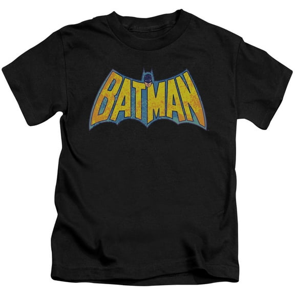 Dco - Batman Neon Distress Logo - Juvenile Short Sleeve Shirt - 7