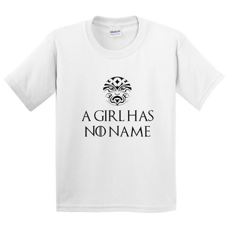 New Way 688 - Youth T-Shirt A Girl Has No Name Game Of