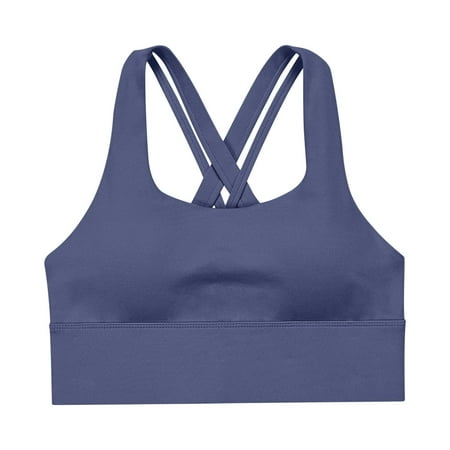 

Women s Large Size Sports Underwear Beautiful Back No Steel Ring Shockproof Bra Vest Type Fitness Bra bras for women pack bras for women bras