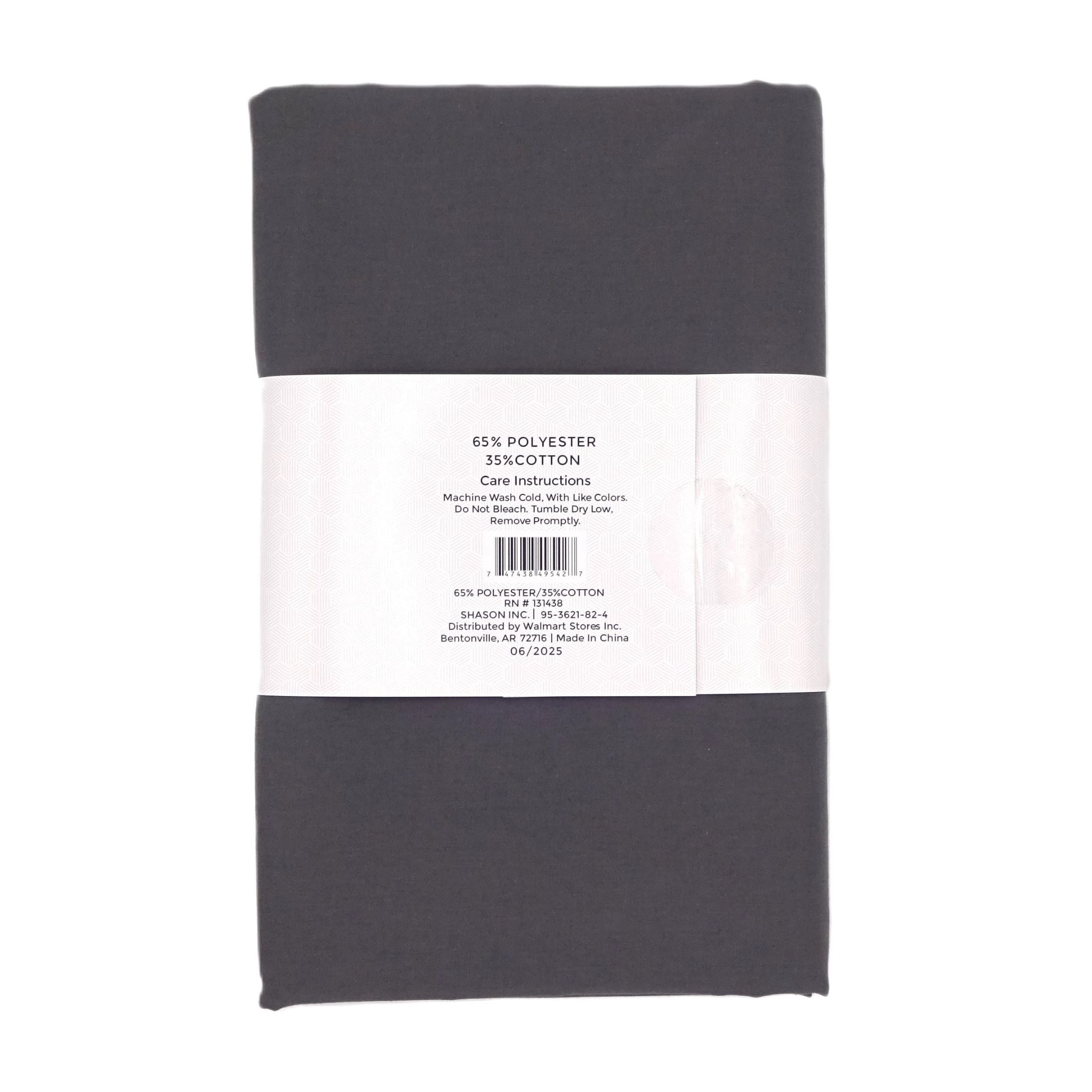 Shason Textile 4 Yard Cut Poly Cotton Fabric, Dark Grey, 44" Wide for Craft & Quilting Projects