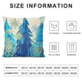 thumbnail image 5 of Qinduosi Blue Christmas Pillow Covers Inch Set of Xmas Decorative Square Pillows For Winter Holiday Farmhouse Home Decor For Sofa Outdoor, 5 of 5