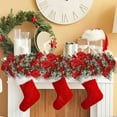 thumbnail image 1 of Xihbxyly Ofertas de Exceso de Existencias En Outlets de Prime 1 Pieza de Flor Navideña de Ratán para Colgar En La Pared Del Hogar, Flor de Pascua, Hoja Navideña de Ratán, Decoración para Chimenea, 62, 1 of 7