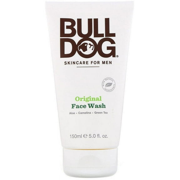 Bulldog Skincare For Men, Original Face Wash, 5 fl oz Pack of 4