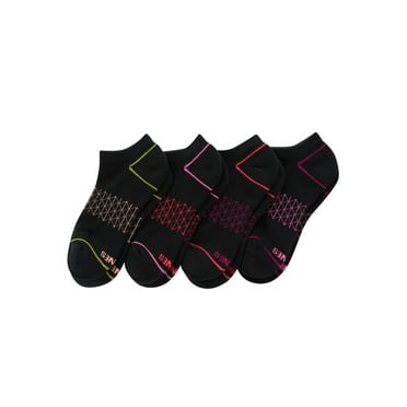 Hanes Women's No Show Socks, Absolute Comfort, 4-Pack, Size 5-9