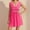 A_ Hot Pink, variant on Beach Cover Ups Mini Dress for Women Summer Loose Deep V Neck 2025 Sleeveless Swing Party Cocktail Babydoll Dresses Hot Pink M