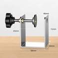 thumbnail image 2 of 2x Stainless Steel Drawer Front Installation Clamps Cabinet Hardware Woodworking Cabinet Tool Easy Fixing Clip Adjustment For Furniture CUTICAT Abrazaderas de instalación, 2 of 13