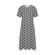 thumbnail image 5 of Vestido Casual Pantalones para Mujeres Vestido de Cuello Alto Cintura Elástica Cuello en V Manga Corta Polka Dot Cuello Redondo Top, 5 of 5